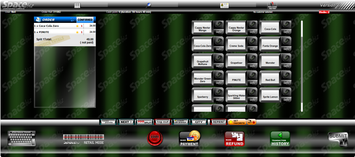SpaceBiz Retail POS